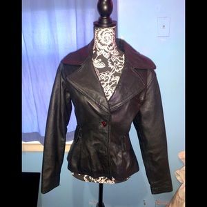 Siena Studio Black Leather Jacket